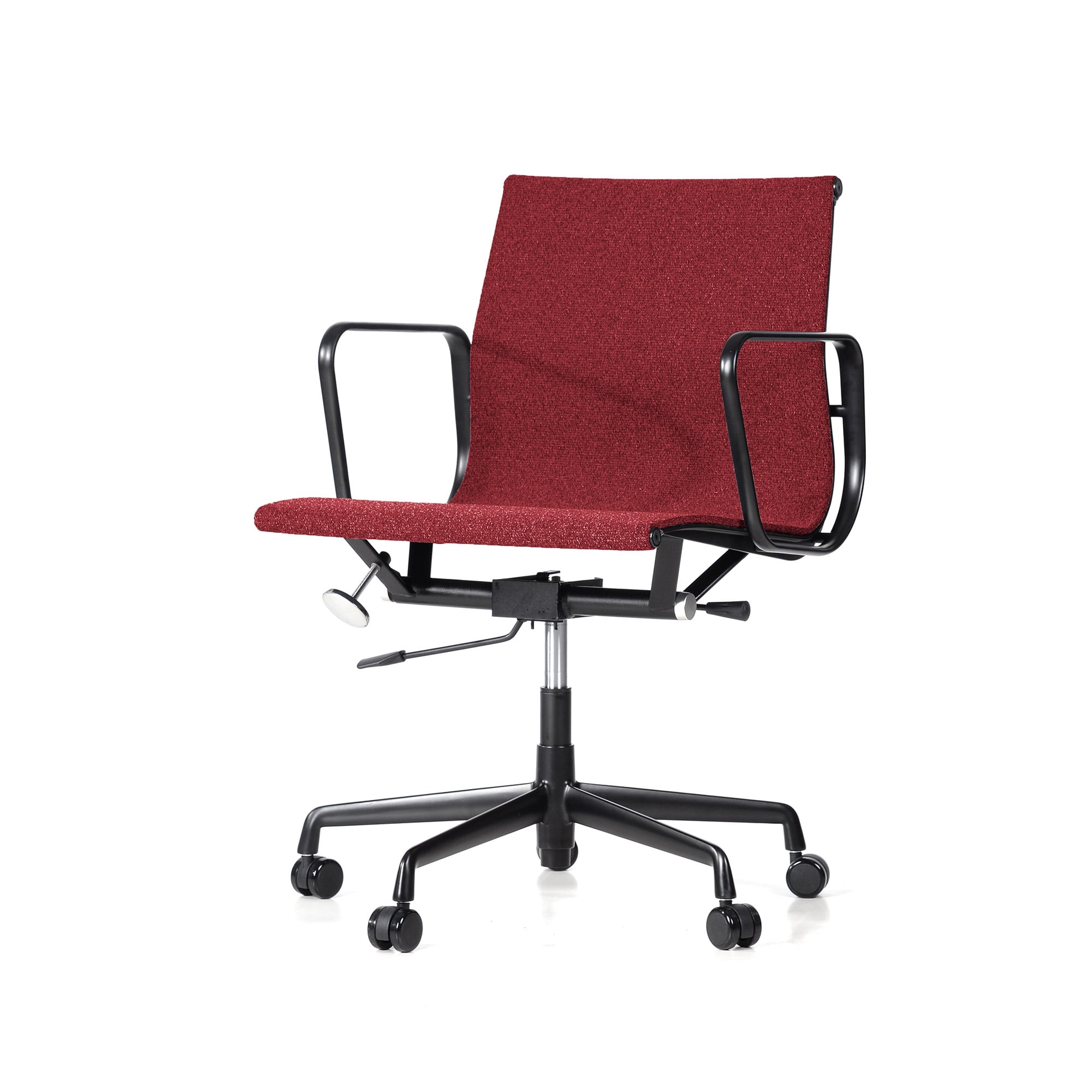 Dominidesign Office chair EA117 Fabric Mesh black base red