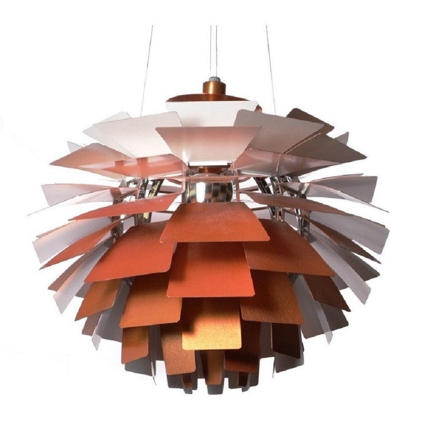 Dominidesign Pendant light Artichok lamp 72cm copper red