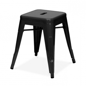 Dominidesign Stool Tolix style barstool 48cm matt black