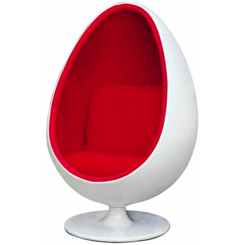 Dominidesign Lounge chair Egg pod chair red