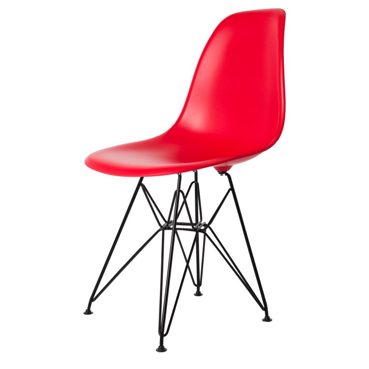 Dominidesign Dining chair DSR matte PP red