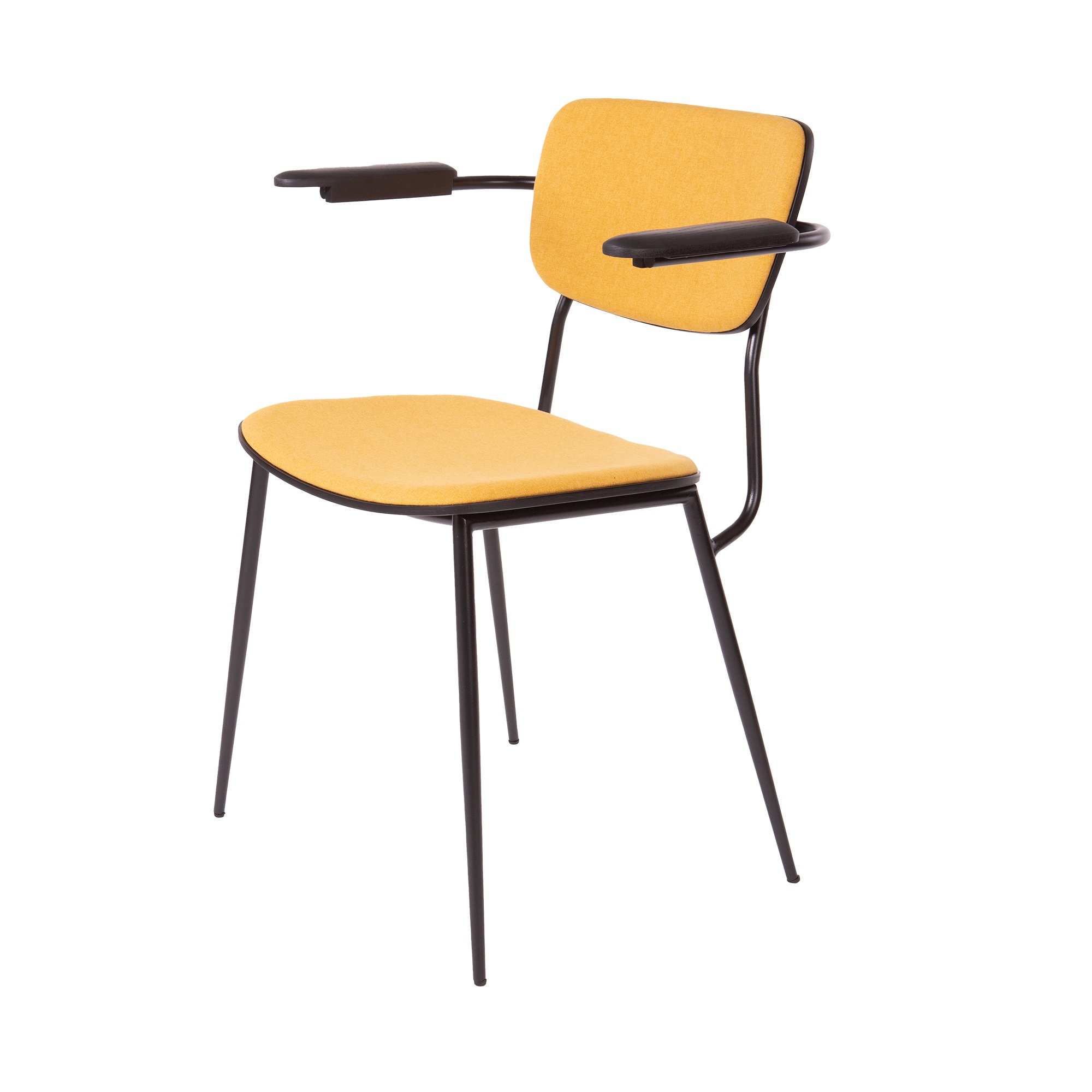Dominidesign Dining chair College Stackable chair yellow