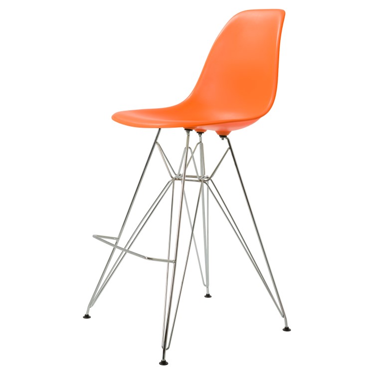 Dominidesign Barstool DSR matte PP orange