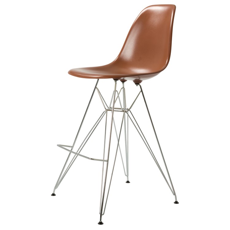 Dominidesign Barstool DSR glossy ABS brown