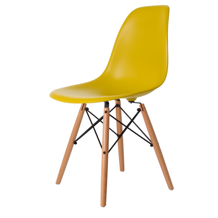 Dominidesign Dining chair DSW matte PP mustard