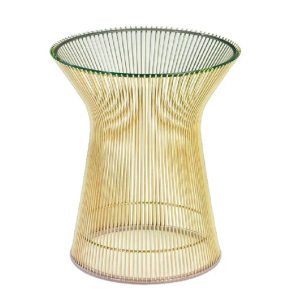 Dominidesign Side table Wire table Gold
