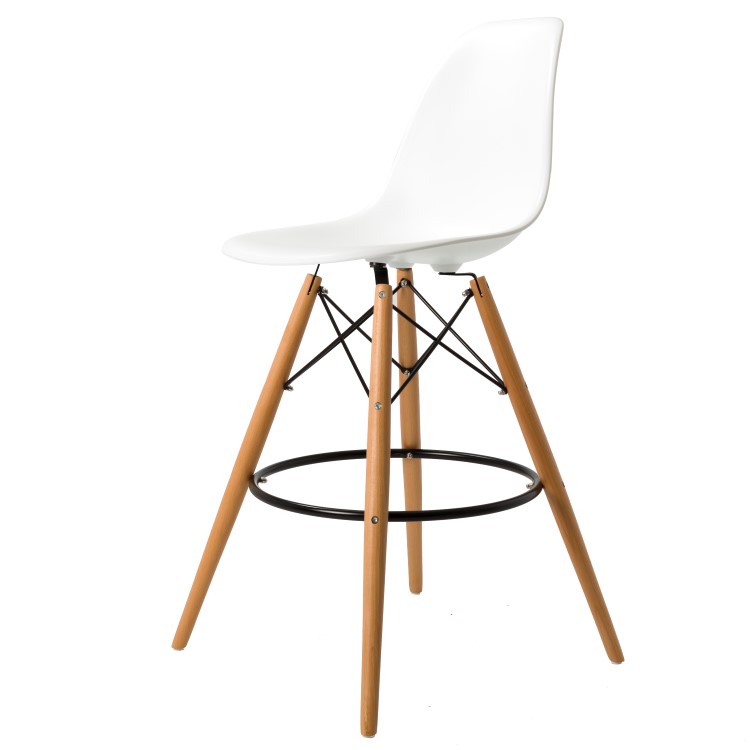 Dominidesign Barstool DSW matte PP white