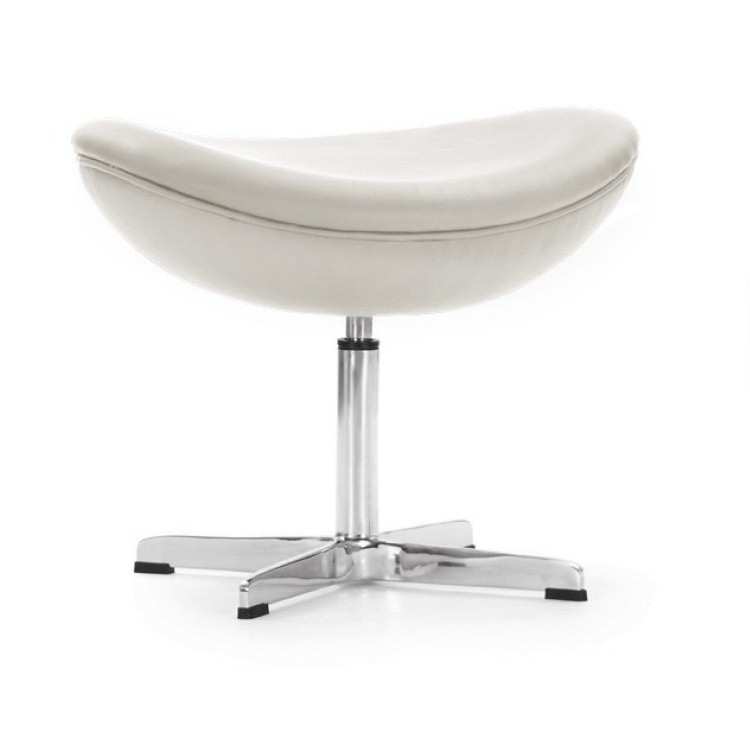 Dominidesign Footstool Egg chair Leather ivory