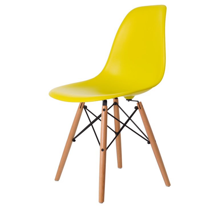 Dominidesign Dining chair DSW matte PP neon lime