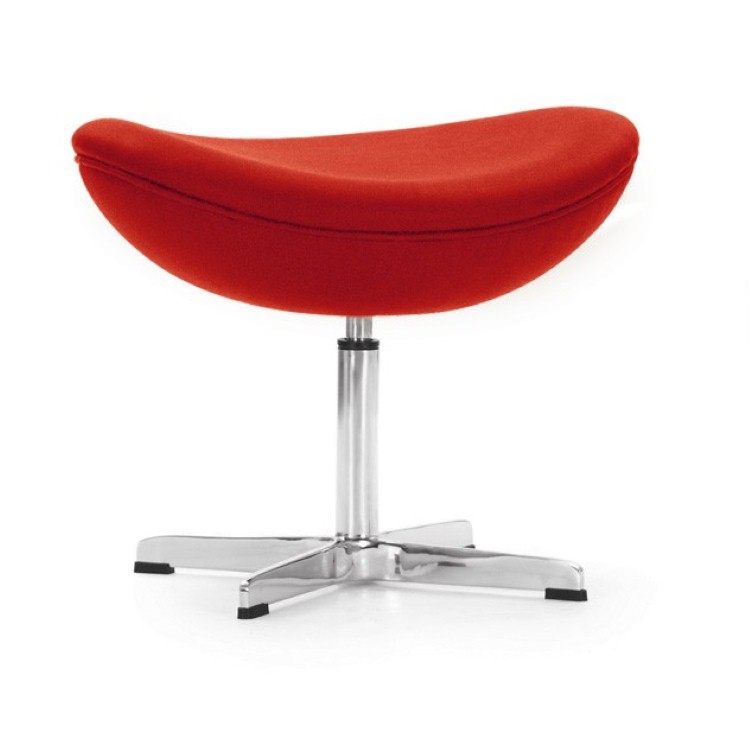 Dominidesign Footstool Egg chair Cashmere red