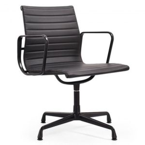 Dominidesign Conference chair EA108 Leather black frame black