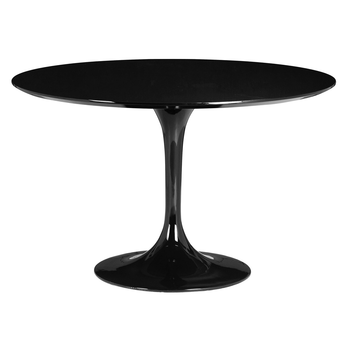 Dominidesign Dining table Tulip Table 120cm Black (Glossy)