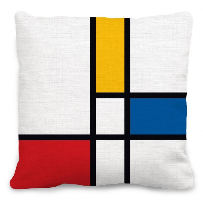 Dominidesign Cushion cover Mondriaan excluding filling multicolor