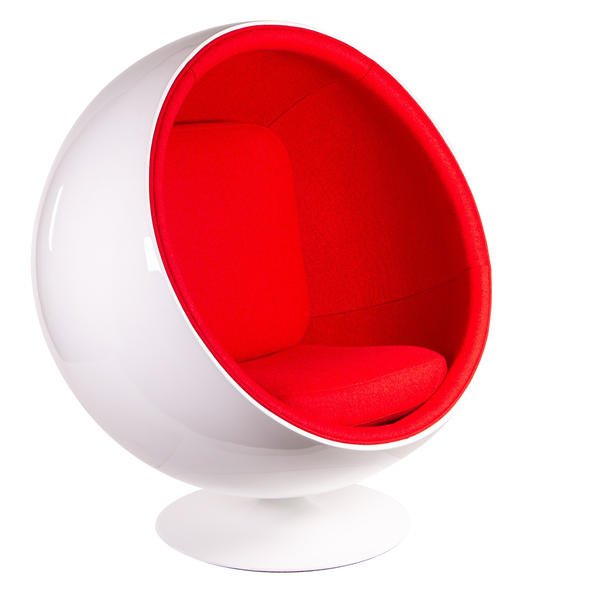Dominidesign Lounge chair Ball Chair Fibreglass white