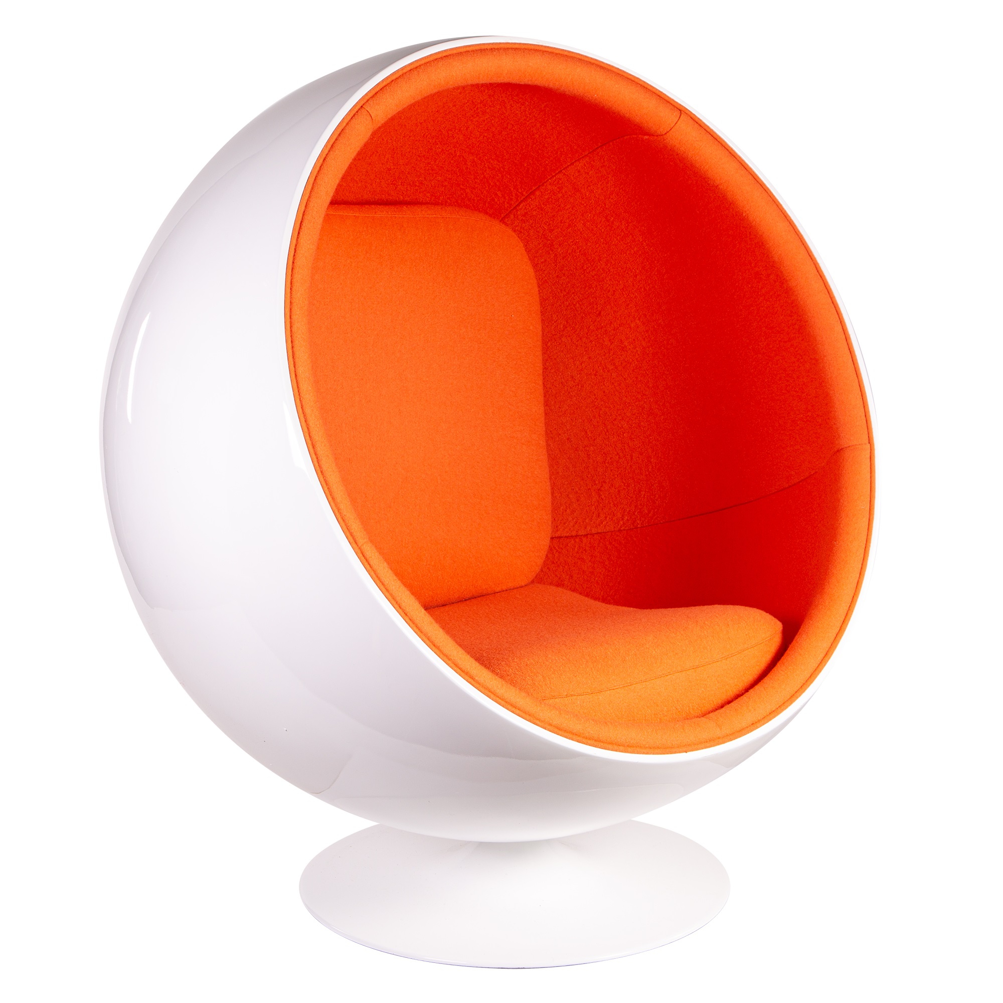 Dominidesign Lounge chair Ball Chair Fibreglass white