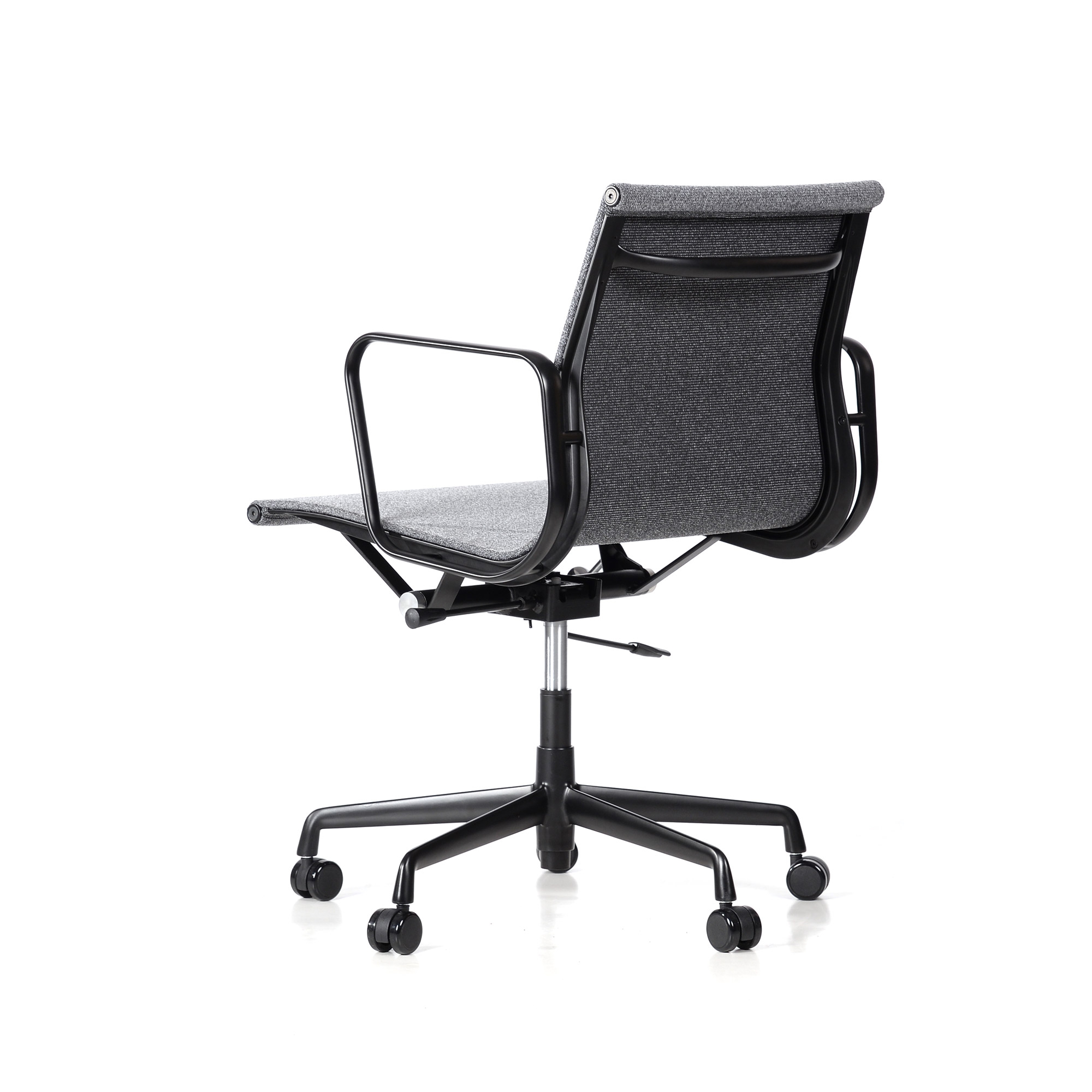 Dominidesign Office chair EA117 Fabric Mesh black base Darkgrey