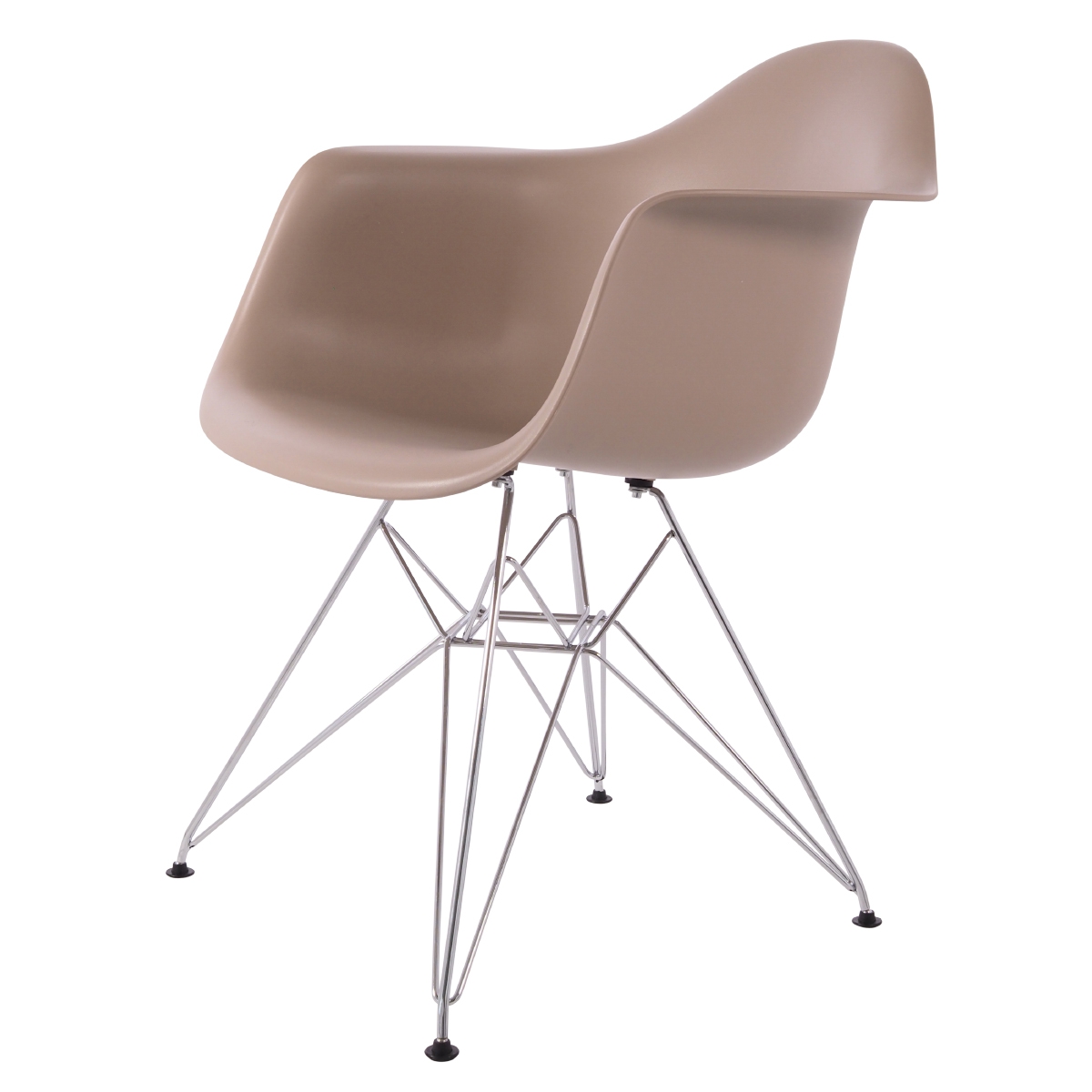 Dominidesign Dining chair DAR matte PP light choco
