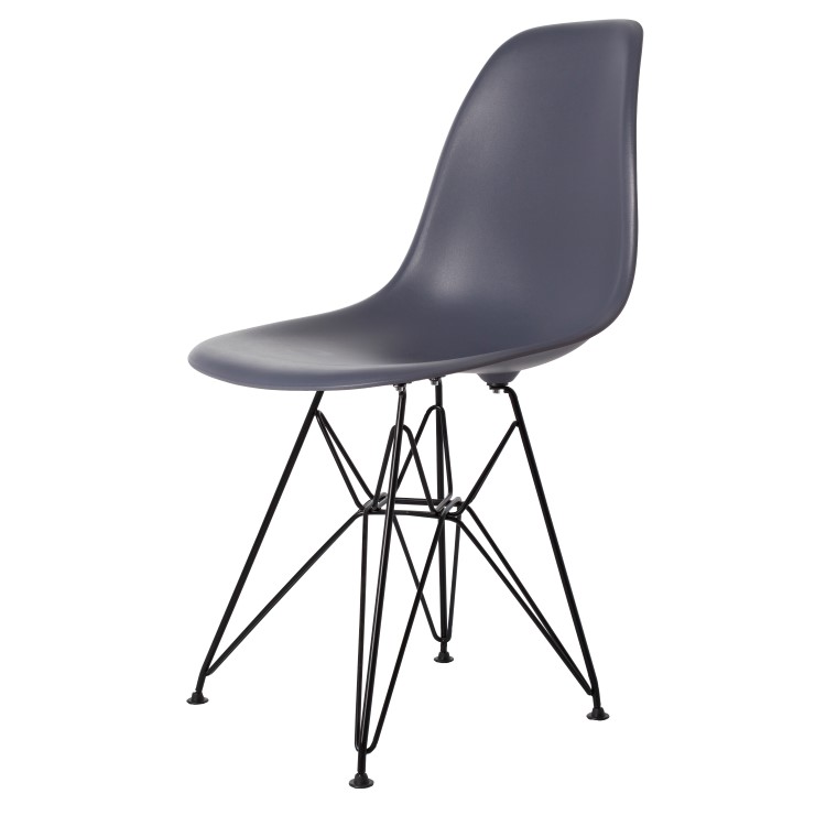 Dominidesign Dining chair DSR matte PP darkgrey