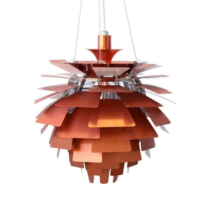 Dominidesign Pendant light Artichok lamp 56cm copper red