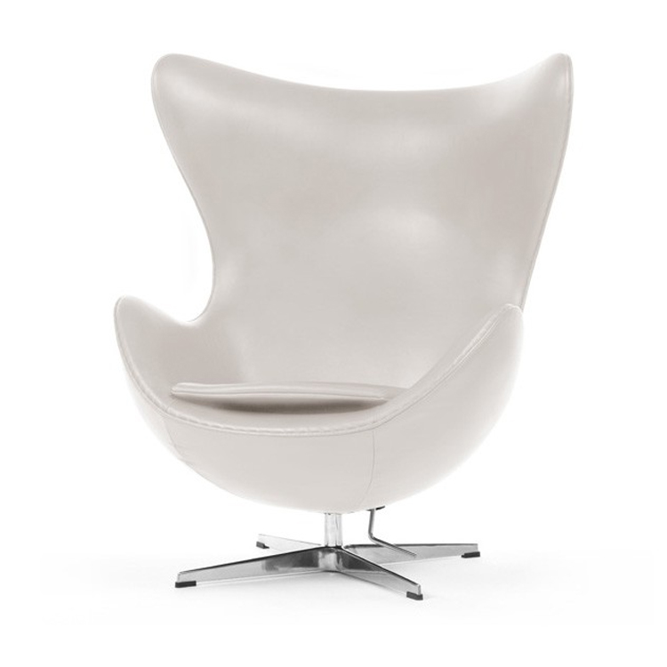 Dominidesign Lounge chair Egg chair Leather ivory