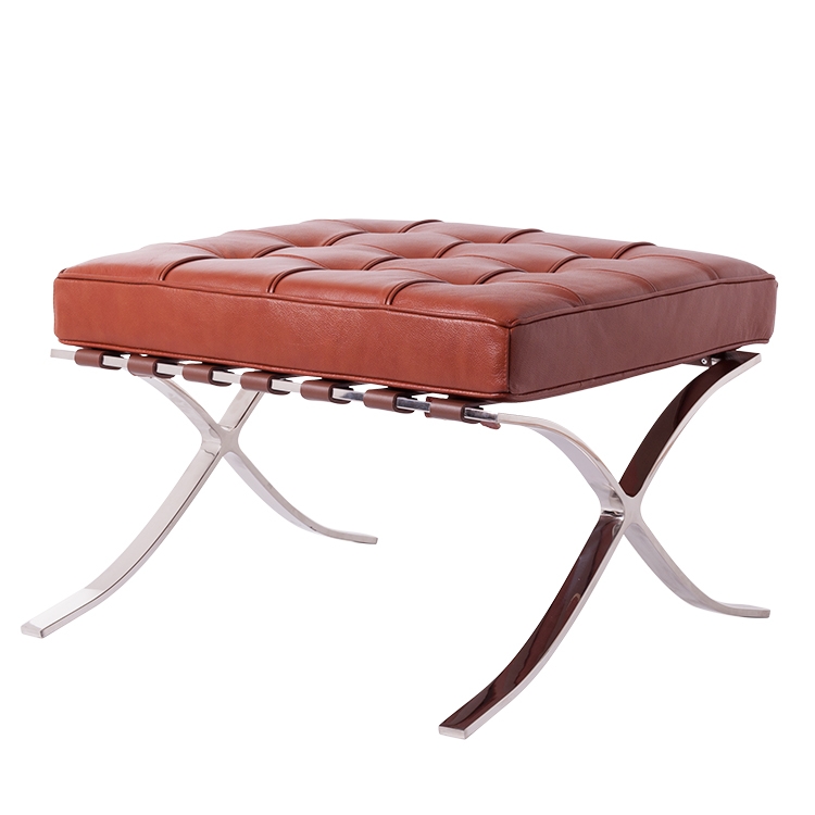 Dominidesign Ottoman Barcelona Pavillion cognac