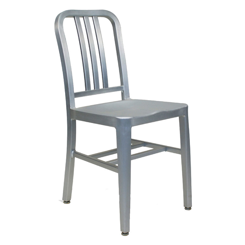 Dominidesign Terrace chair DD Navy style Chair Brushed Aluminum
