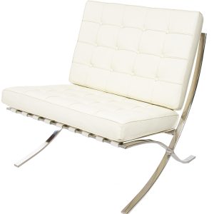 Dominidesign Lounge chair Barcelona Pavillion cream