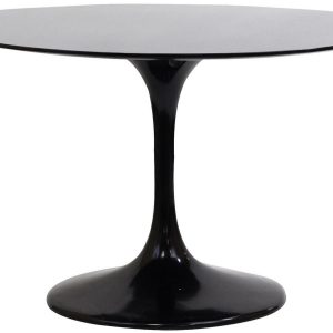 Dominidesign Dining table Tulip Table 100cm Black (Matt)