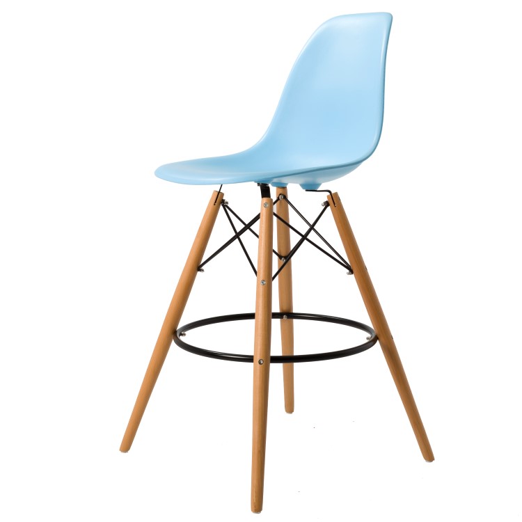 Dominidesign Barstool DSW matte PP lightblue