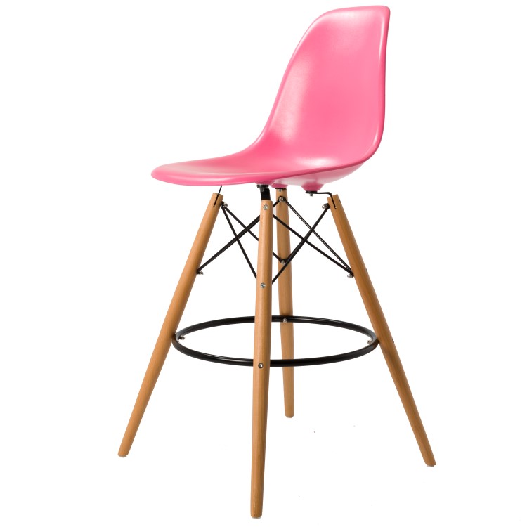 Dominidesign Barstool DSW stool ABS pink