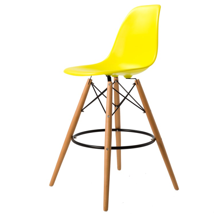 Dominidesign Barstool DSW matte PP neon lime