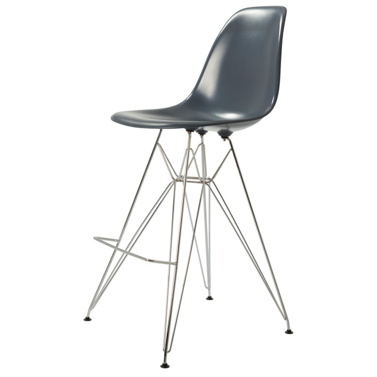 Dominidesign Barstool DSR glossy ABS darkgrey