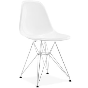 Dominidesign Dining chair DSR Fibreglass white