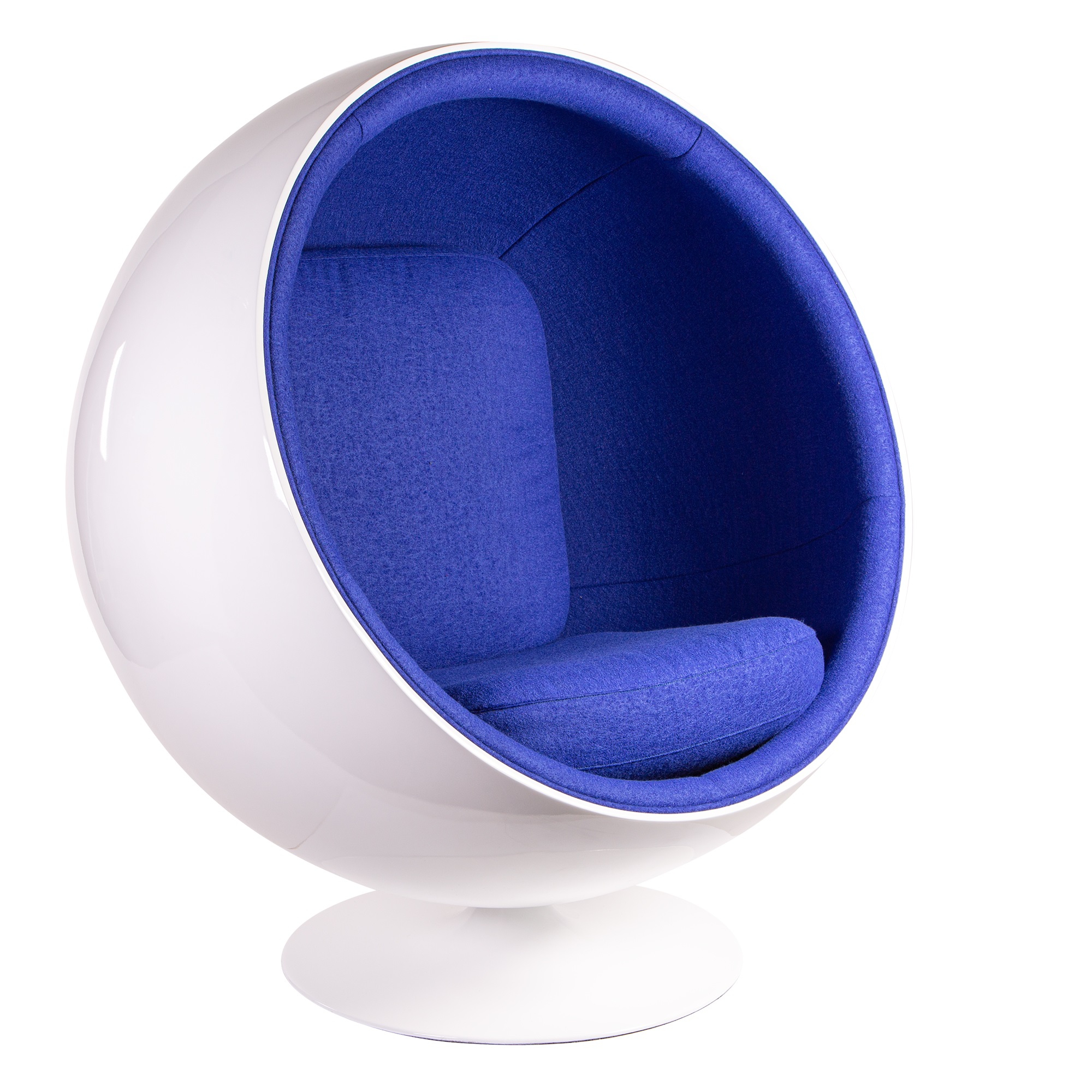Dominidesign Lounge chair Ball Chair Fibreglass white