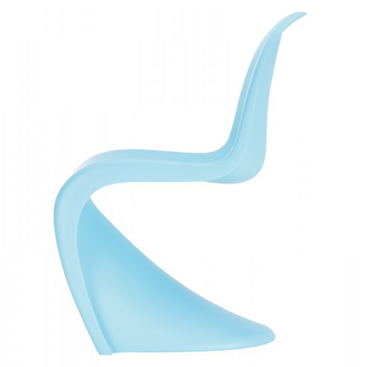 Dominidesign Children's chair Panton S-seat glossy Light Blue