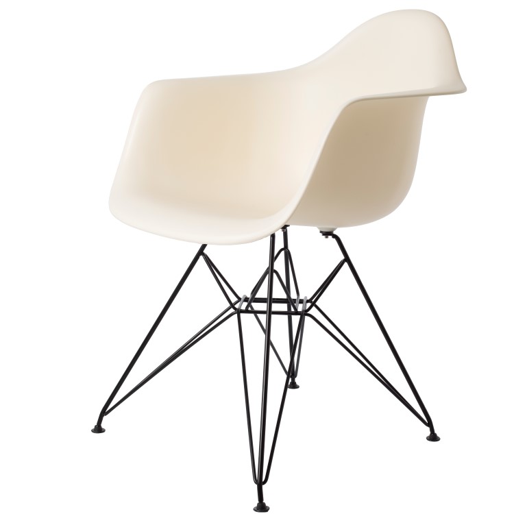 Dominidesign Dining chair DAR Black base PP cream