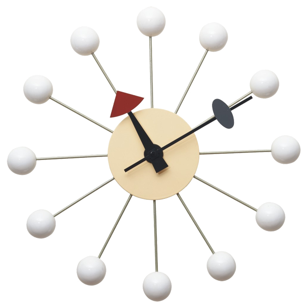 Dominidesign Wall clock Ball Clock white