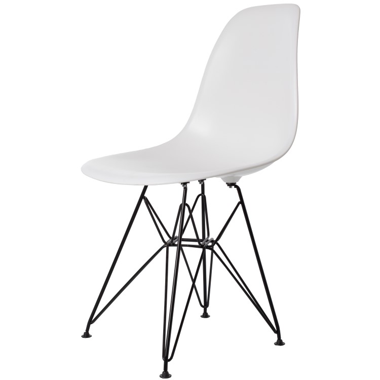 Dominidesign Dining chair DSR Black base ABS white