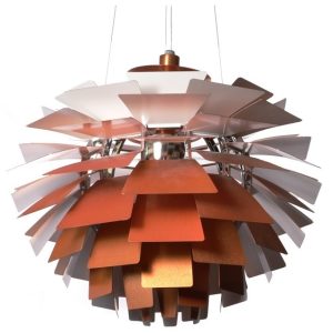 Dominidesign Pendant light Artichok lamp 92cm copper red
