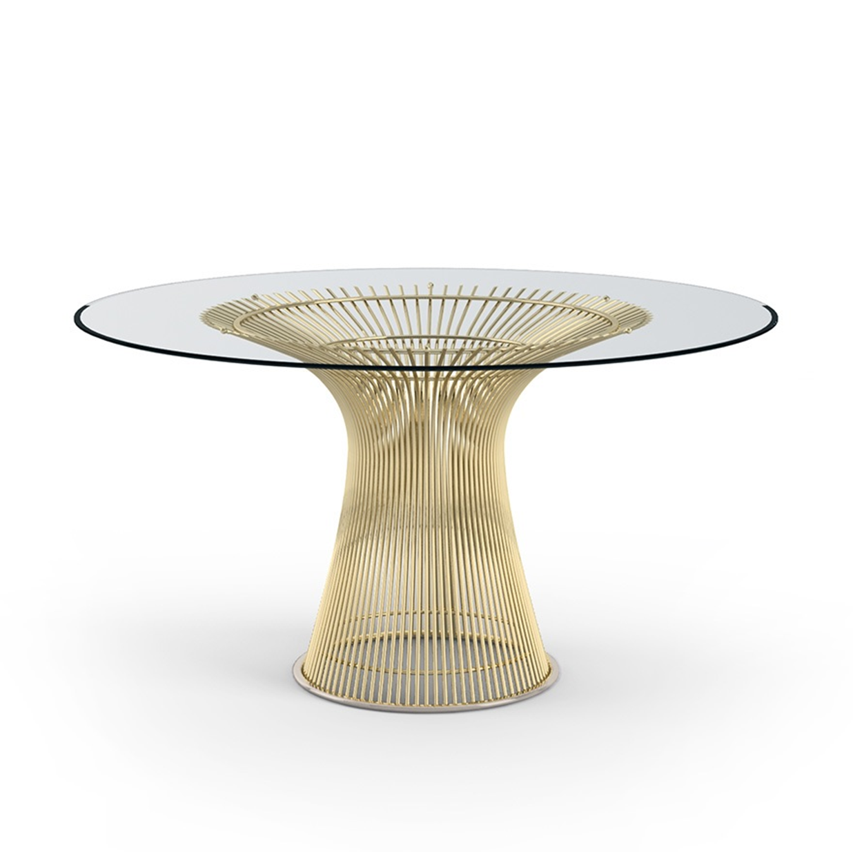 Dominidesign Dining table Wire table diameter 135cm gold