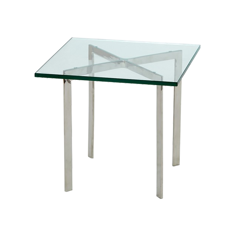 Dominidesign Side table Barcelona Pavillion 50cm transparent
