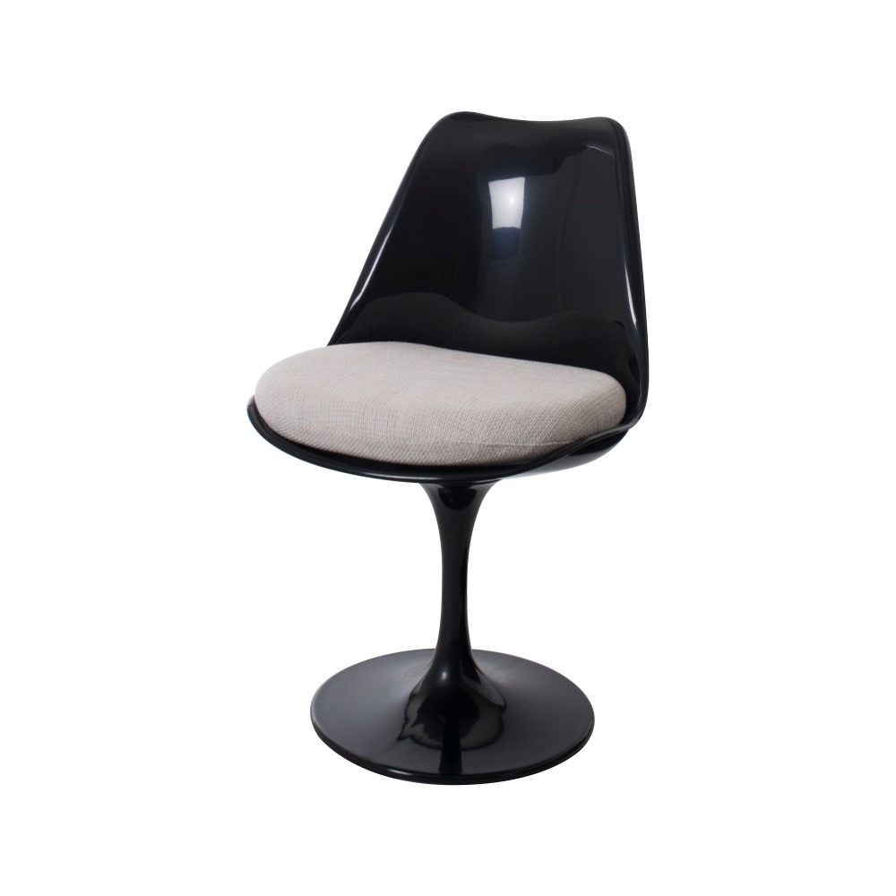 Dominidesign Dining chair Tulip chair No arms black