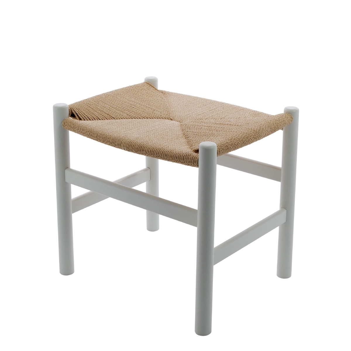 Dominidesign Ottoman Y-chair wishbone white