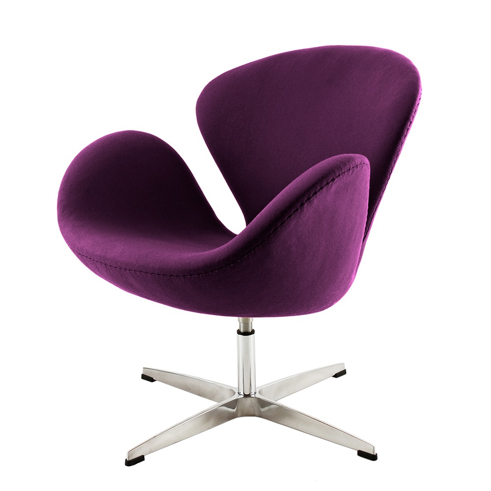 Dominidesign Lounge chair Swan purple