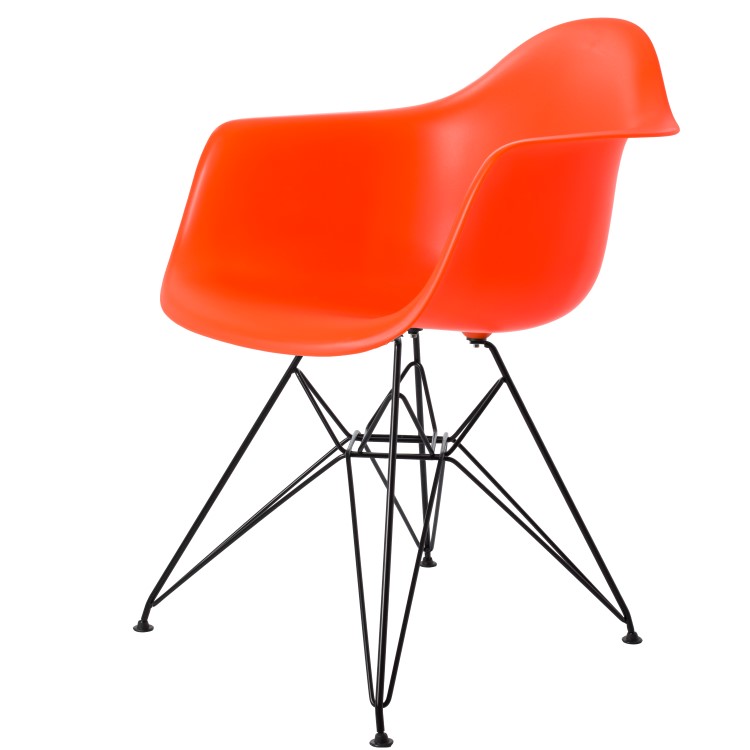 Dominidesign Dining chair DAR Black base orange