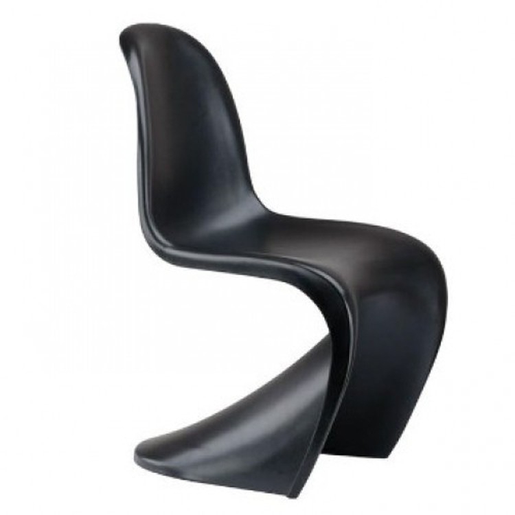 Dominidesign Dining chair Panton S-seat matte PP black