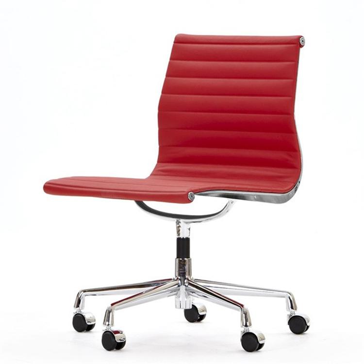 Dominidesign conference Chair EA105 Leather red