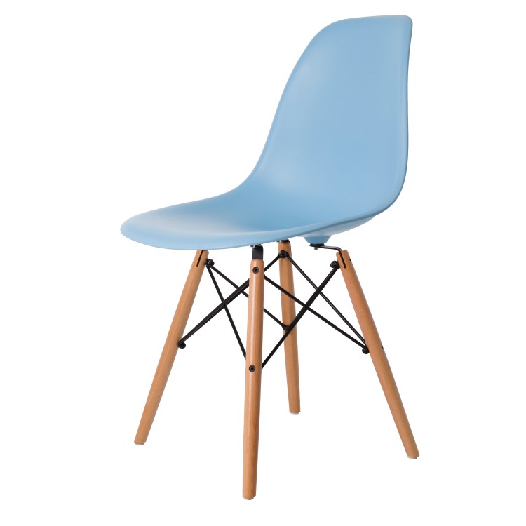 Dominidesign Dining chair DSW matte PP lightblue