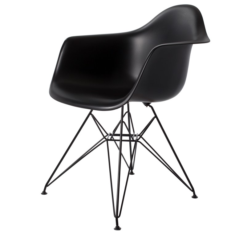 Dominidesign Dining chair DAR Black base PP black