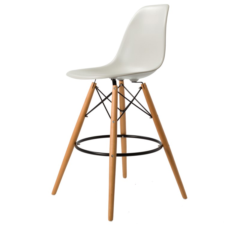 Dominidesign Barstool DSW matte PP lightgrey